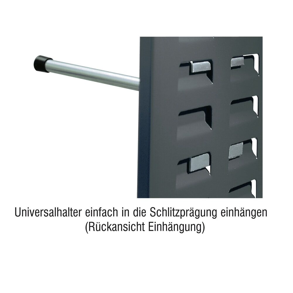 Produktabbildung Nr. 4: Kappes RasterPlan Schlitzplatte, HxB 450 x 2.000 mm, lichtgrau