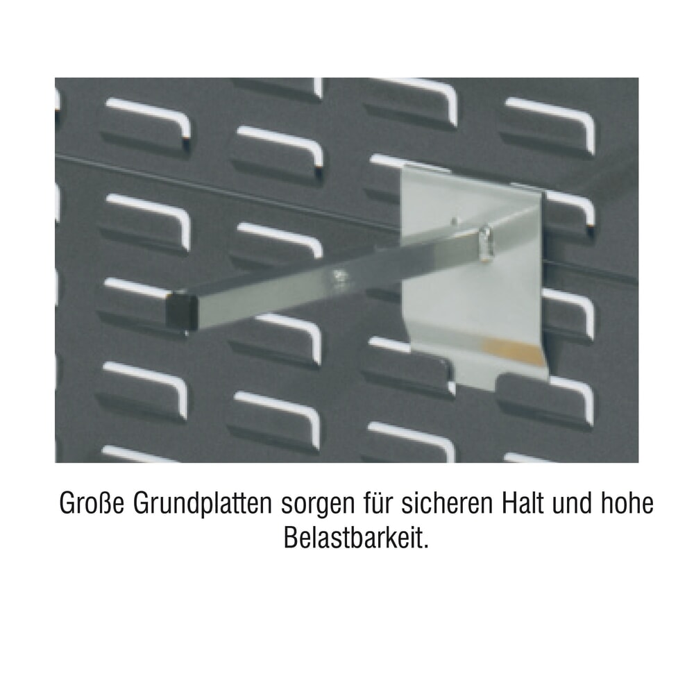 Produktabbildung Nr. 6: Kappes RasterPlan Schlitzplatte, HxB 450 x 2.000 mm, lichtgrau