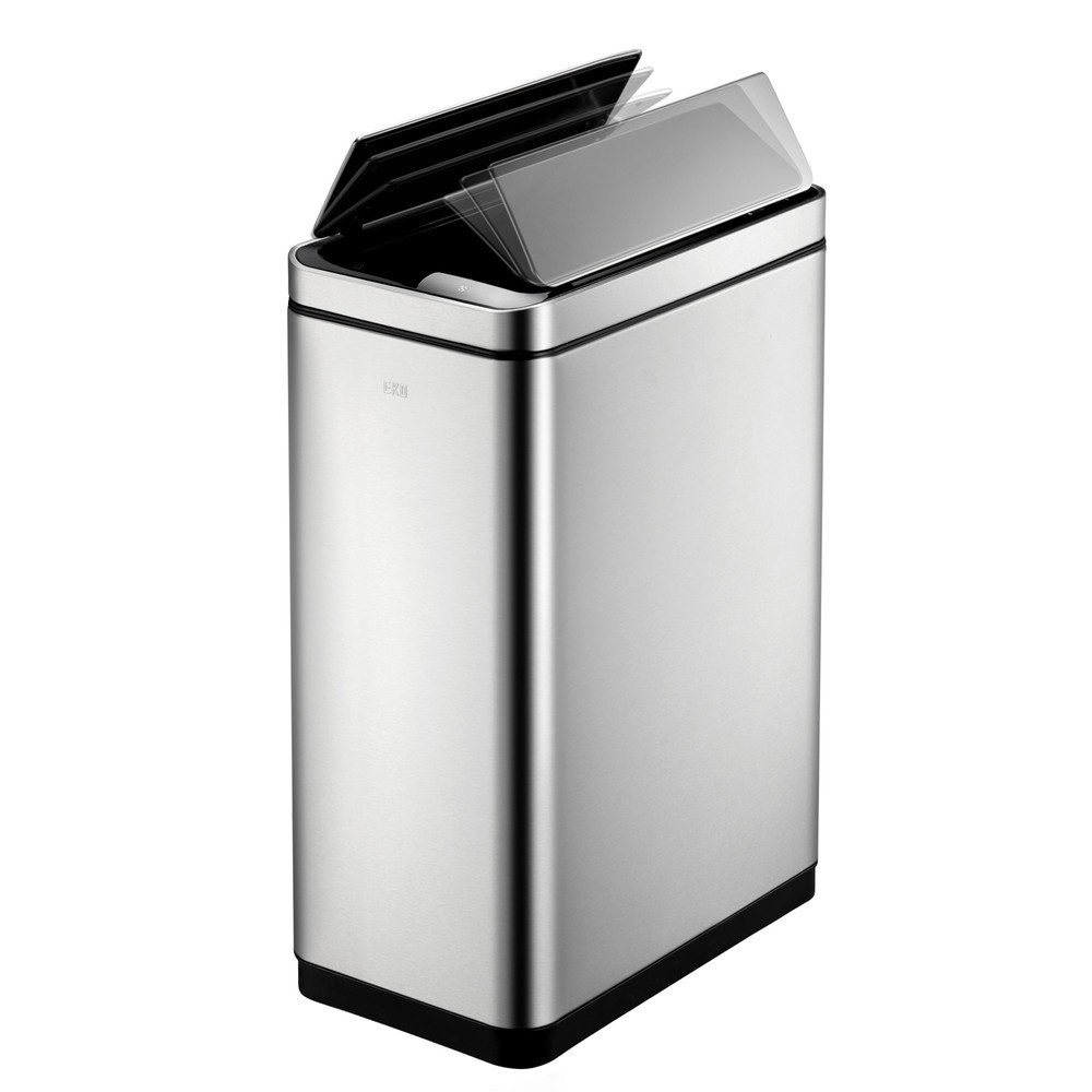 Produktabbildung Nr. 4: EKO Abfallbehälter Deluxe Phantom Sensor, 45 Liter, Edelstahl mattiert