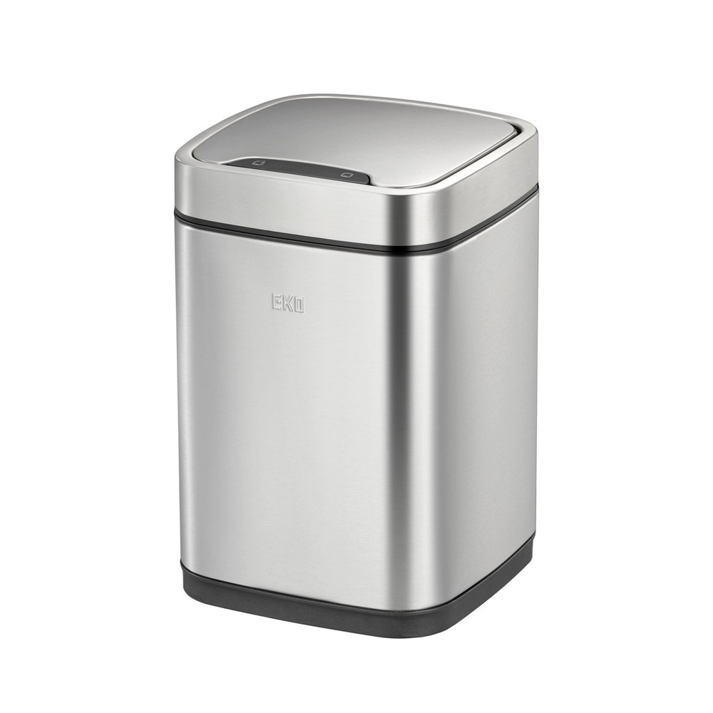 Produktabbildung: EKO Abfallbehälter EcoSmart, mit Sensor, 6 Liter, Edelstahl mattiert