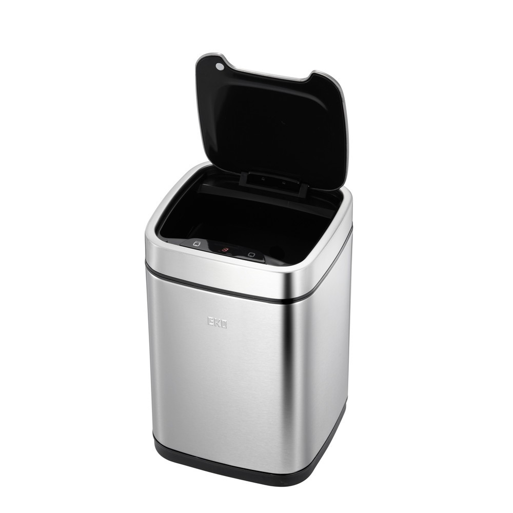Produktabbildung Nr. 6: EKO Abfallbehälter EcoSmart, mit Sensor, 6 Liter, Edelstahl mattiert