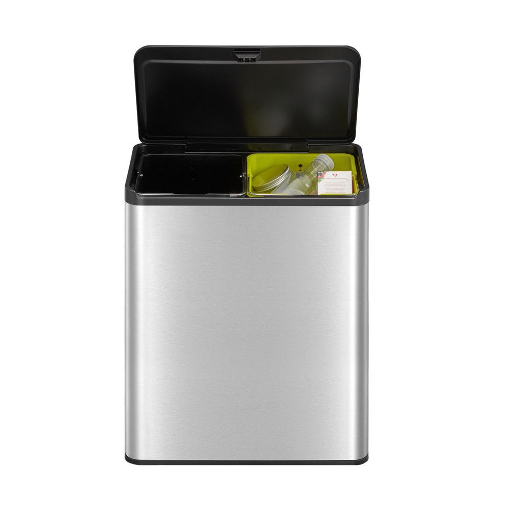 Produktabbildung Nr. 2: EKO Abfallbehälter Essential Touch, 2x20 Liter, Edelstahl mattiert