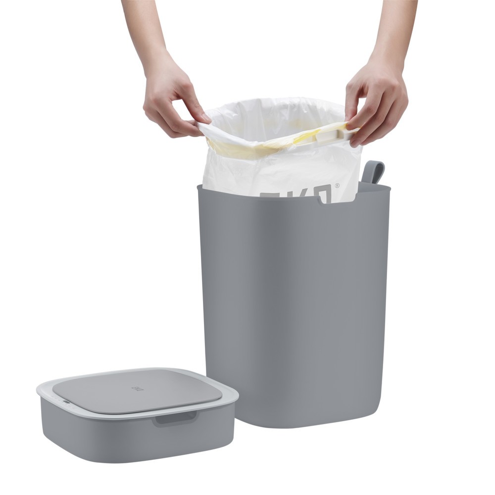 Produktabbildung Nr. 3: EKO Abfallbehälter Morandi Smart, mit Sensor, 12 Liter, grau