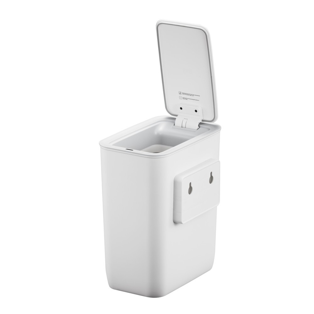 Produktabbildung Nr. 2: EKO Abfallbehälter Morandi Smart, mit Sensor, zur Wandmontage, 8 Liter, weiß
