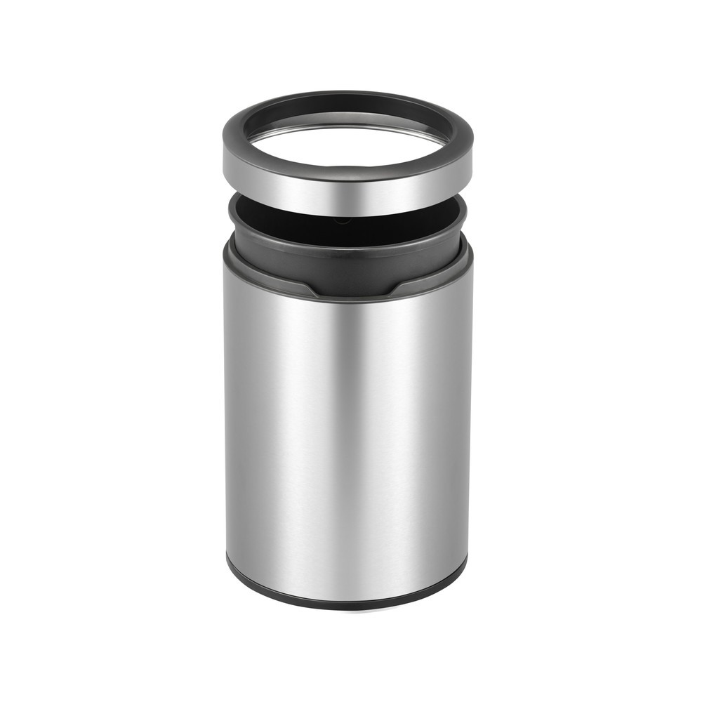 Produktabbildung Nr. 2: EKO Abfallbehälter Round, 12 Liter, Edelstahl mattiert