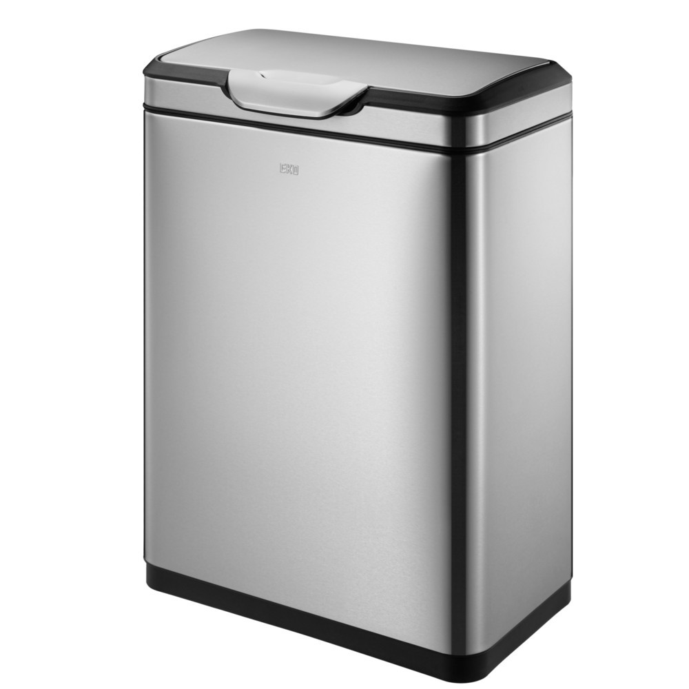 Produktabbildung: EKO Abfallbehälter Touch Pro, 2x20 Liter, Edelstahl mattiert