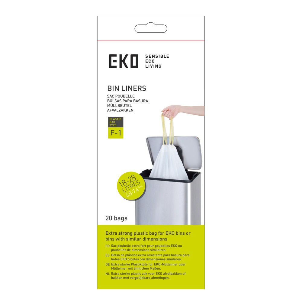 Produktabbildung Nr. 1: EKO Abfallsäcke, weiß, 28 Liter, 420 Stk/VE