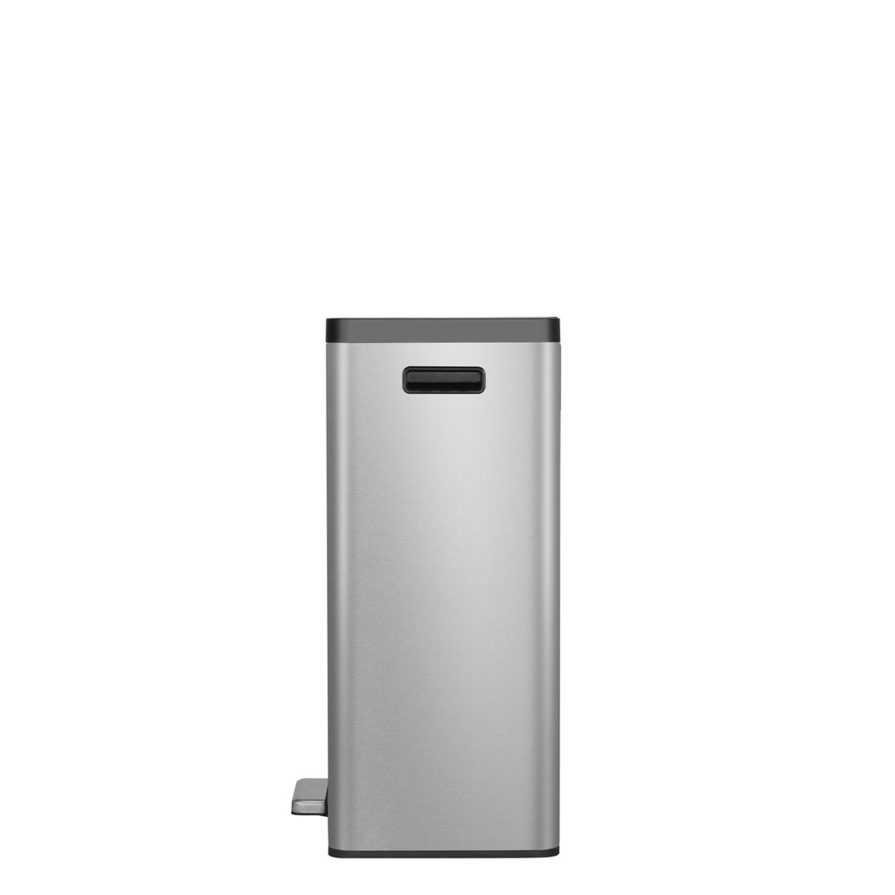 Produktabbildung Nr. 6: EKO Tret-Abfallbehälter Ecocasa 2, 2x20 Liter, Edelstahl mattiert