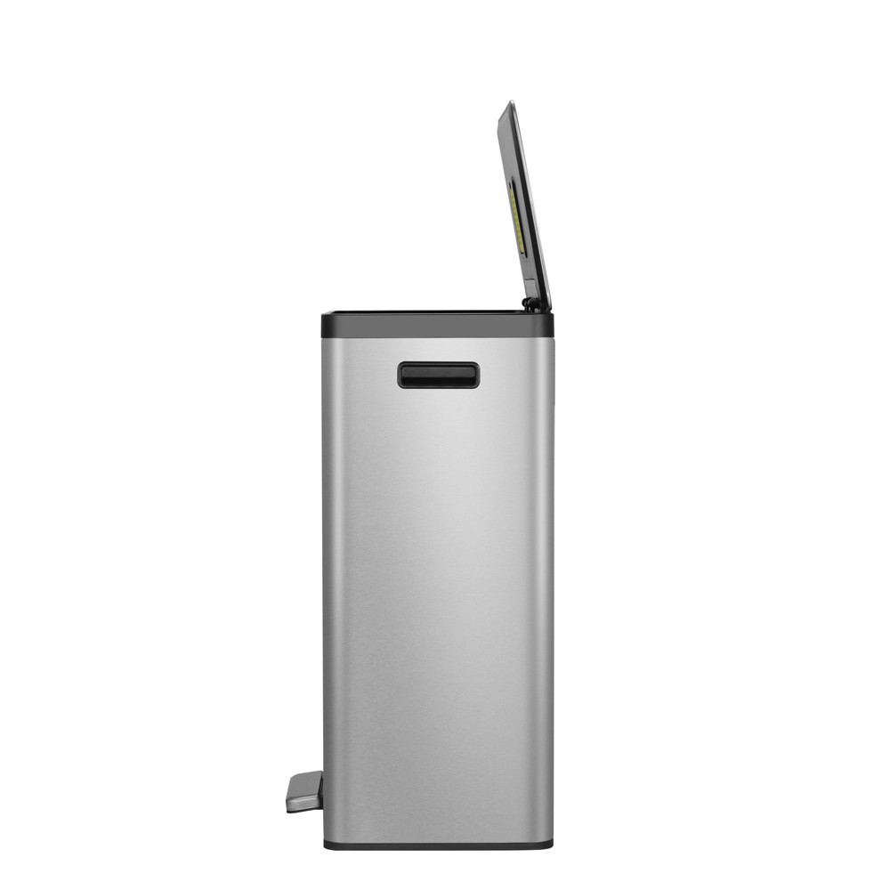 Produktabbildung Nr. 7: EKO Tret-Abfallbehälter Ecocasa 2, 2x20 Liter, Edelstahl mattiert
