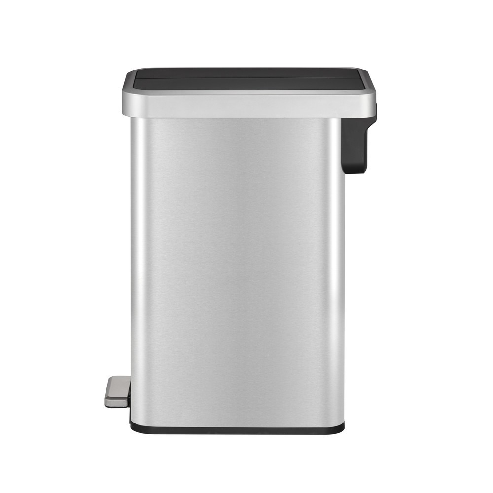 Produktabbildung Nr. 8: EKO Tret-Abfallbehälter Ecofly II, 45 Liter, Edelstahl mattiert