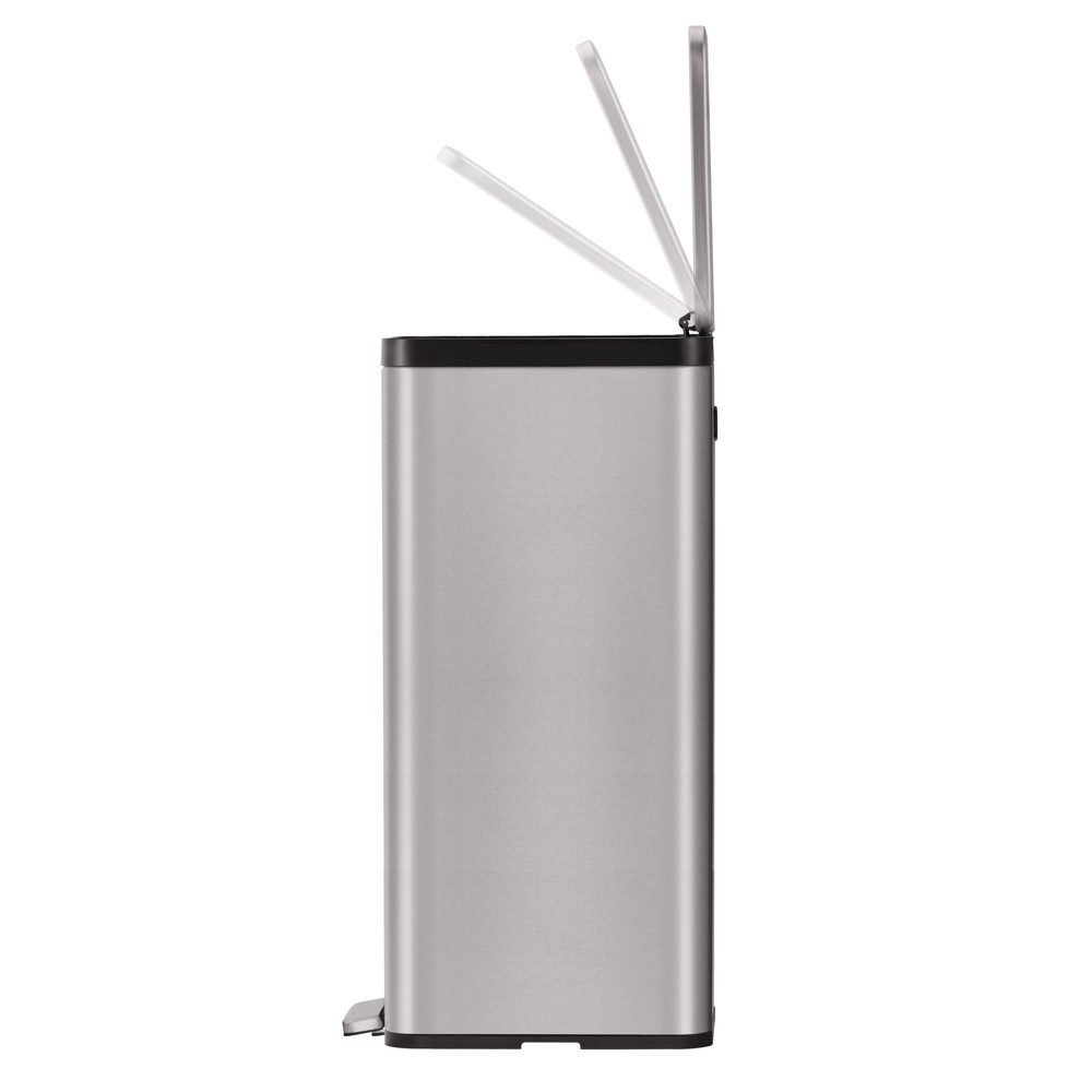 Produktabbildung Nr. 2: EKO Tret-Abfallbehälter Ecomaid, 45 Liter, Edelstahl mattiert
