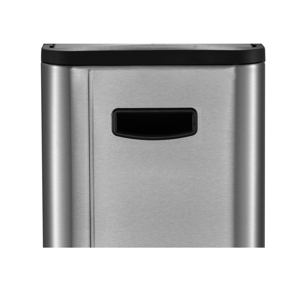 Produktabbildung Nr. 2: EKO Tret-Abfallbehälter Ecoslim, 45 Liter, Edelstahl mattiert