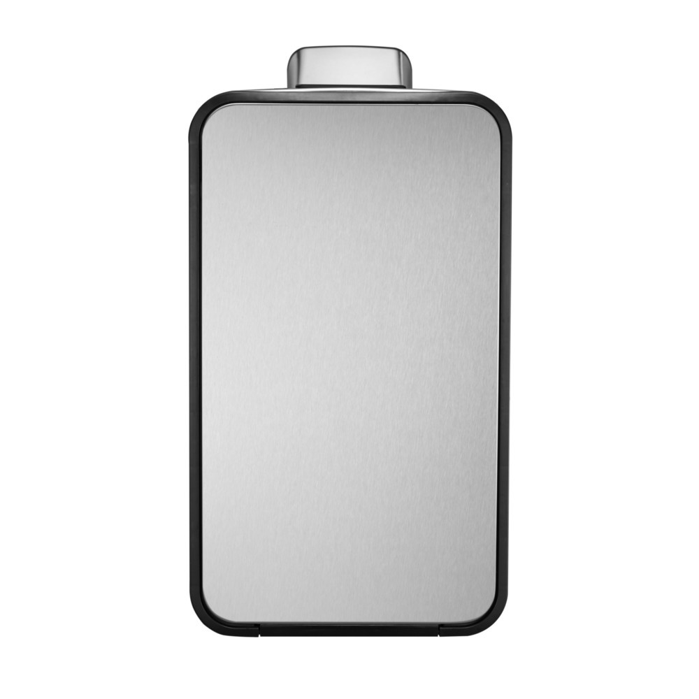 Produktabbildung Nr. 3: EKO Tret-Abfallbehälter Ecoslim, 45 Liter, Edelstahl mattiert