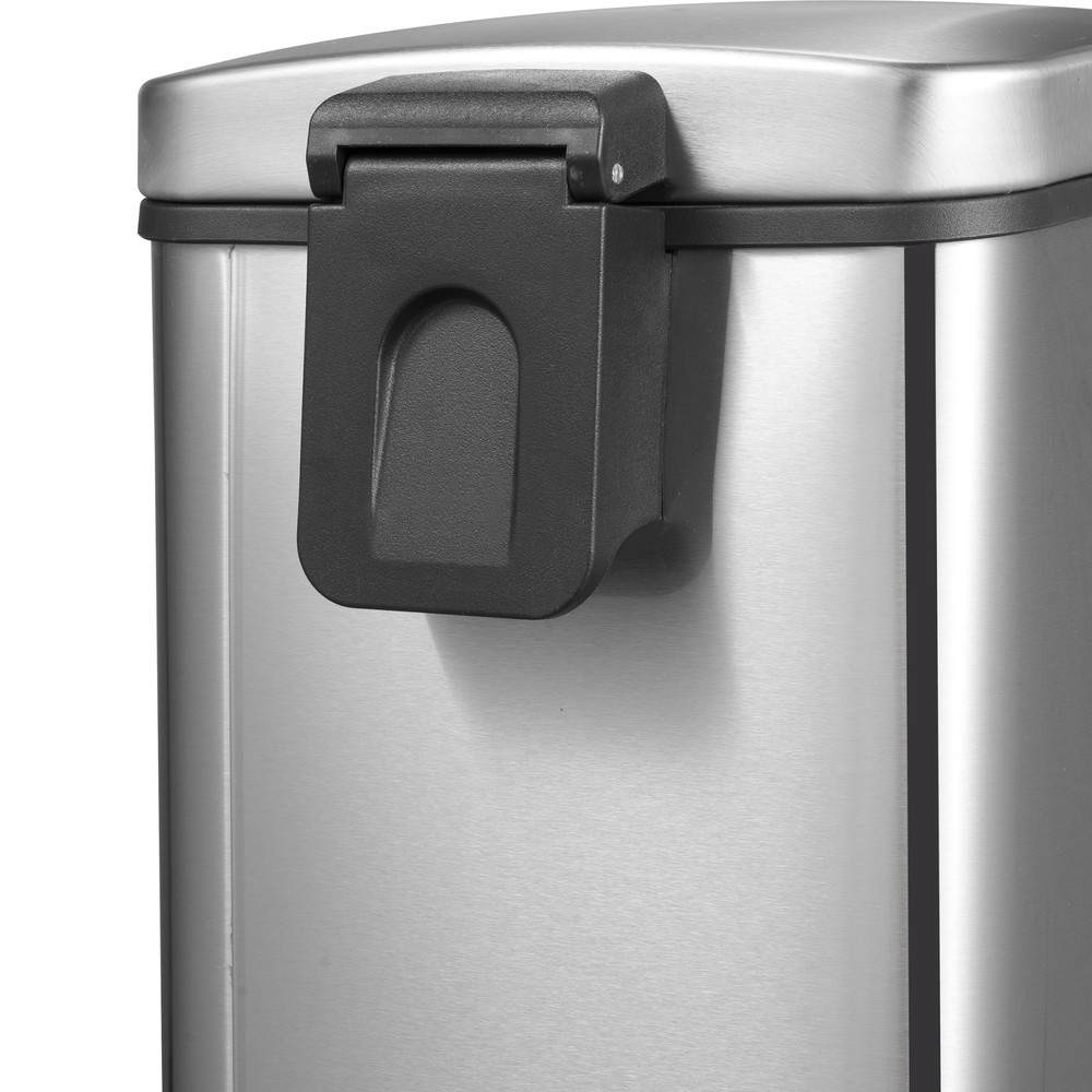 Produktabbildung Nr. 4: EKO Tret-Abfallbehälter New Rejoice, 8 Liter, Edelstahl mattiert