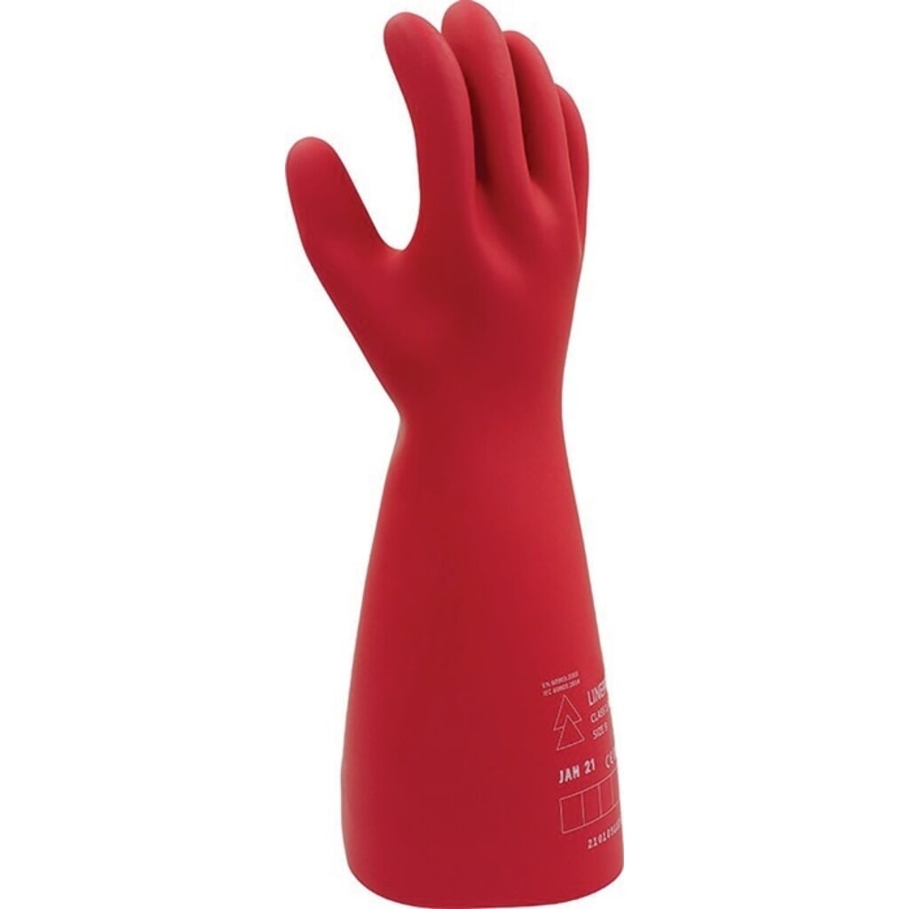 Produktabbildung: Elektrikerhandschuhe, Größe 10 rot