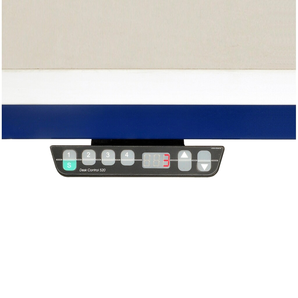 Elektrische Höhenverstellung für DAHMEN Packtische Classic, Verstellbereich 750-930 mm Produktabbildung: Elektrische Höhenverstellung für DAHMEN Packtische Classic, Verstellbereich 750-930 mm