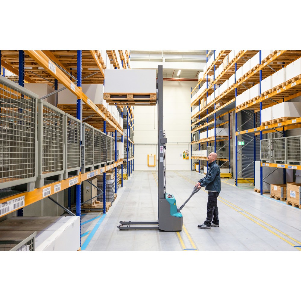 Produktabbildung Nr. 10: Elektro-Hochhubwagen Ameise® PSE 1.2, Zweifach-Teleskop-Hubgerüst, Hubhöhe 2.600 mm, Tragfähigkeit 1.200 kg