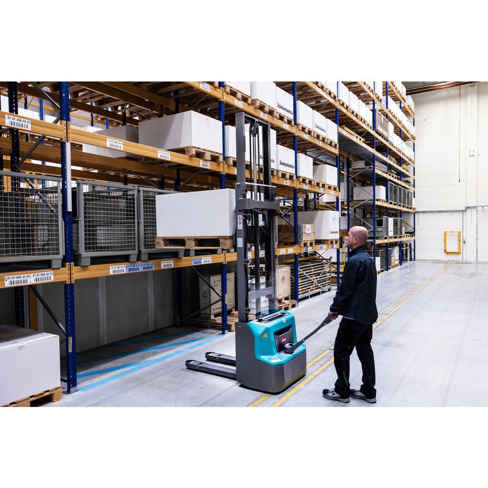 Produktabbildung Nr. 7: Elektro-Hochhubwagen Ameise® PSE 1.2, Zweifach-Teleskop-Hubgerüst, Hubhöhe 2.600 mm, Tragfähigkeit 1.200 kg