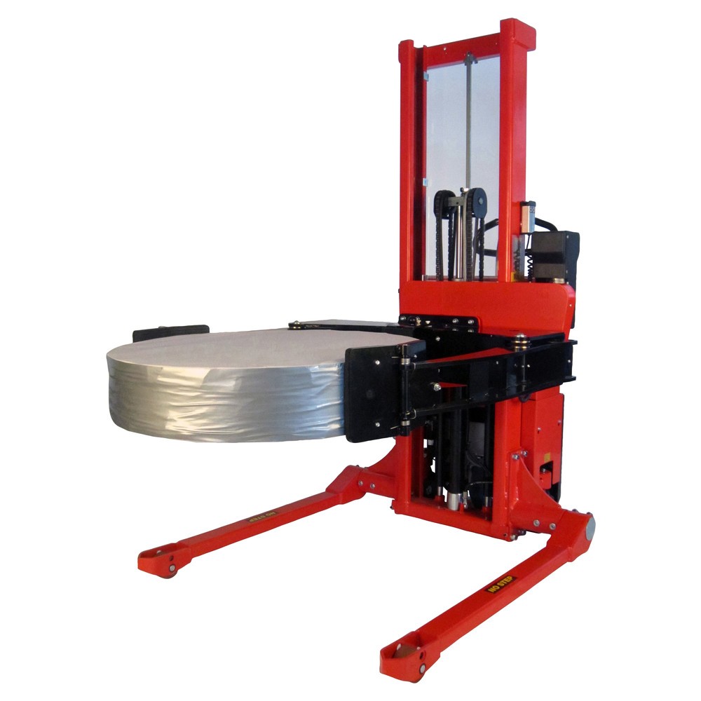 Produktabbildung Nr. 3: Logitrans Elektro-Rollenheber mit Breitspur, vollelektrisch, schwenkbar, einstellbarer Rollenhalter
