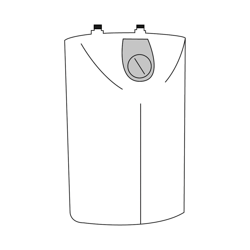 Elektro-Untertischspeicher, 5 Liter für FLADAFI® Toilettenbox Produktabbildung Nr. 2: Elektro-Untertischspeicher, 5 Liter für FLADAFI® Toilettenbox