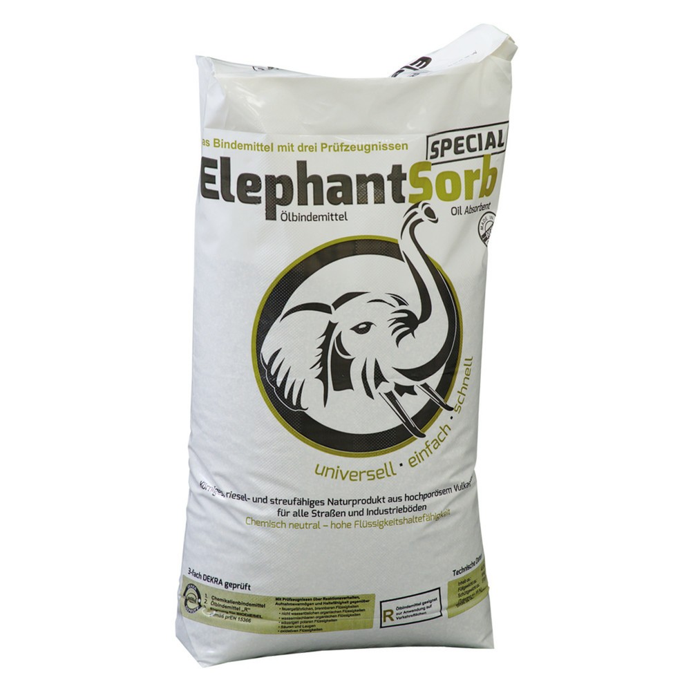 Produktabbildung: Elephant Sorb Special, 40 Liter, Chemikalien- und Ölbindemittel "R", 2 Stk/VE