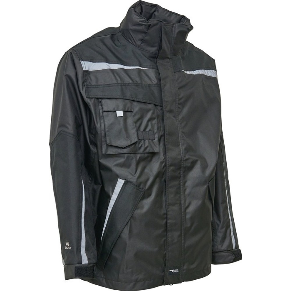 Produktabbildung: ELKA RAINWEAR Regenschutzjacke WORKING XTREME, Größe M, schwarz