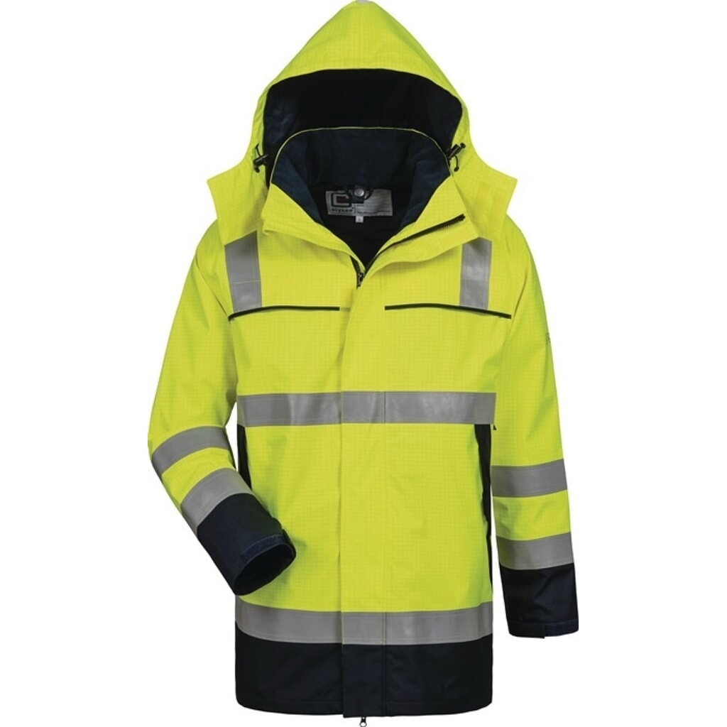 ELYSEE Multinorm-Parka Toivo, gelb/marine, Größe XL Produktabbildung: ELYSEE Multinorm-Parka Toivo, gelb/marine, Größe XL