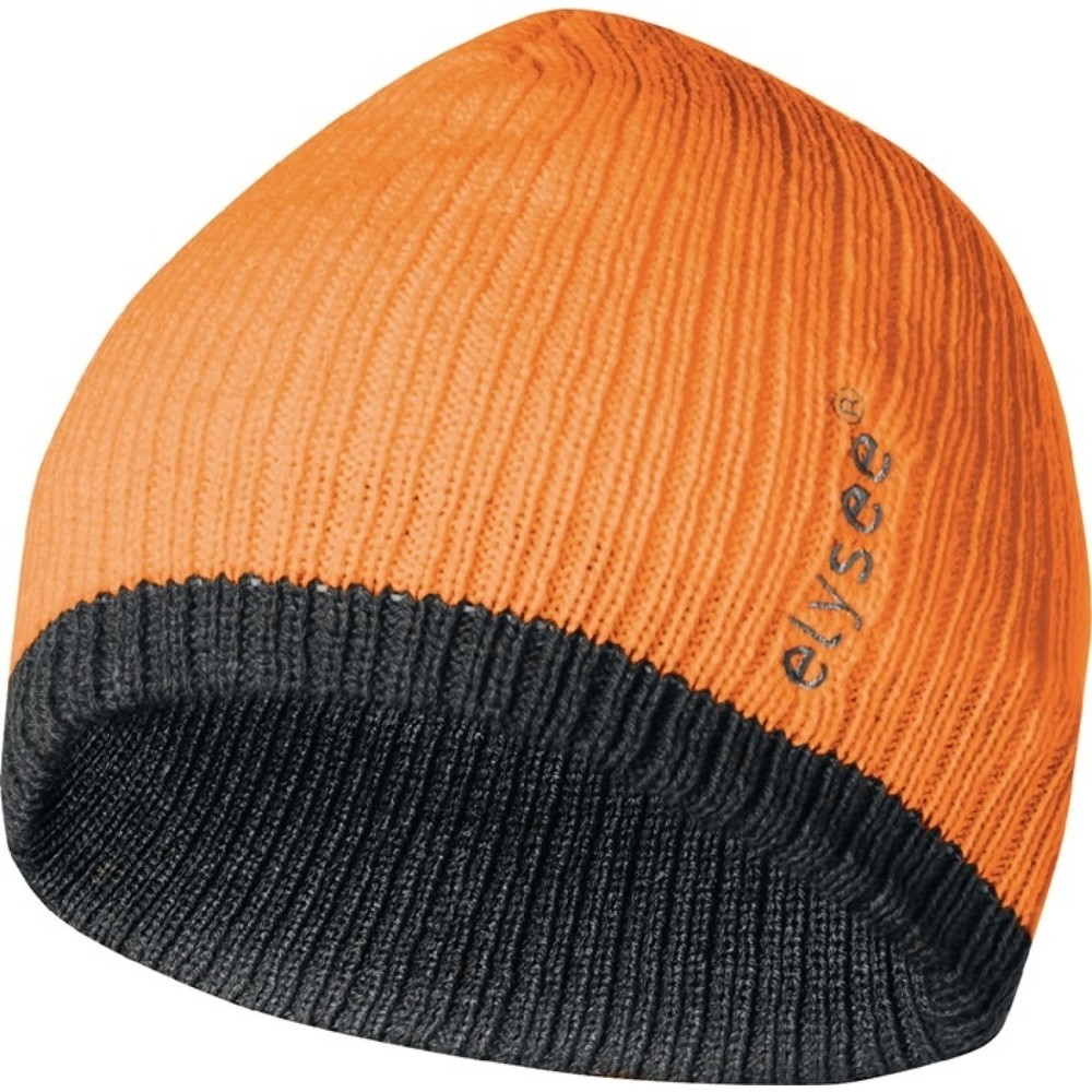 Produktabbildung: ELYSEE Strickmütze Georg univ.orange/grau