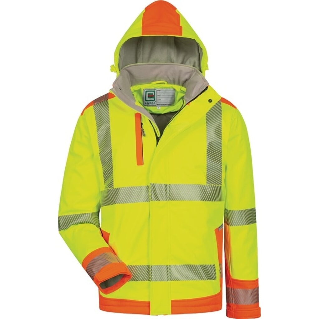 ELYSEE Warnschutzsoftshelljacke Rickmer Gr.S Produktabbildung: ELYSEE Warnschutzsoftshelljacke Rickmer Gr.S