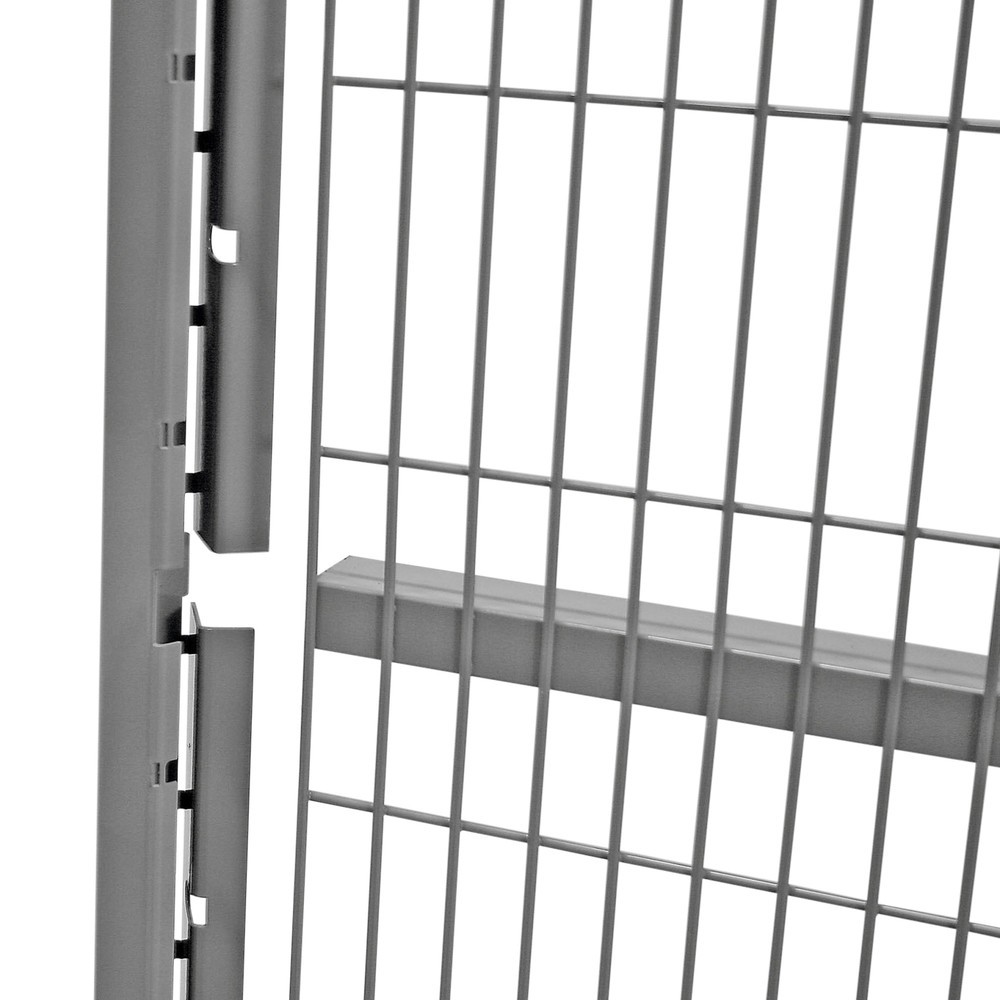 Produktabbildung: Endprofil für TROAX® Maschinen-Schutzgitter, für Maschinenschutz, Höhe 1.250 mm