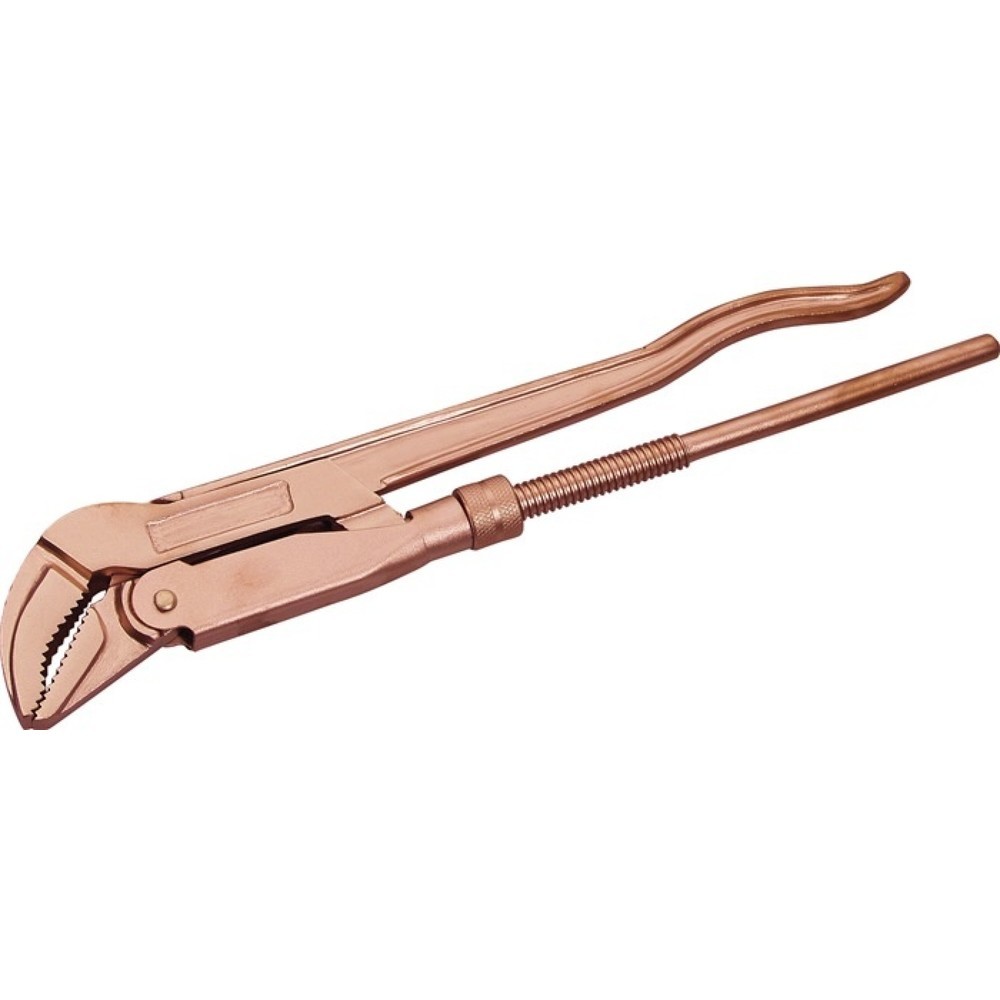 Produktabbildung: ENDRES TOOLS Eckrohrzange Gesamt-L.540mm Spann-W.0-51mm f.Rohre 2 Zoll