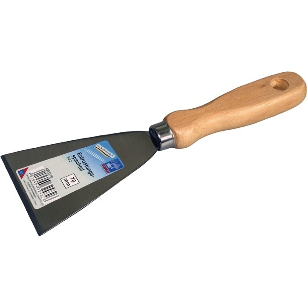 Produktabbildung: Entrostungsspachtel B.70mm fein pol.HO rd.