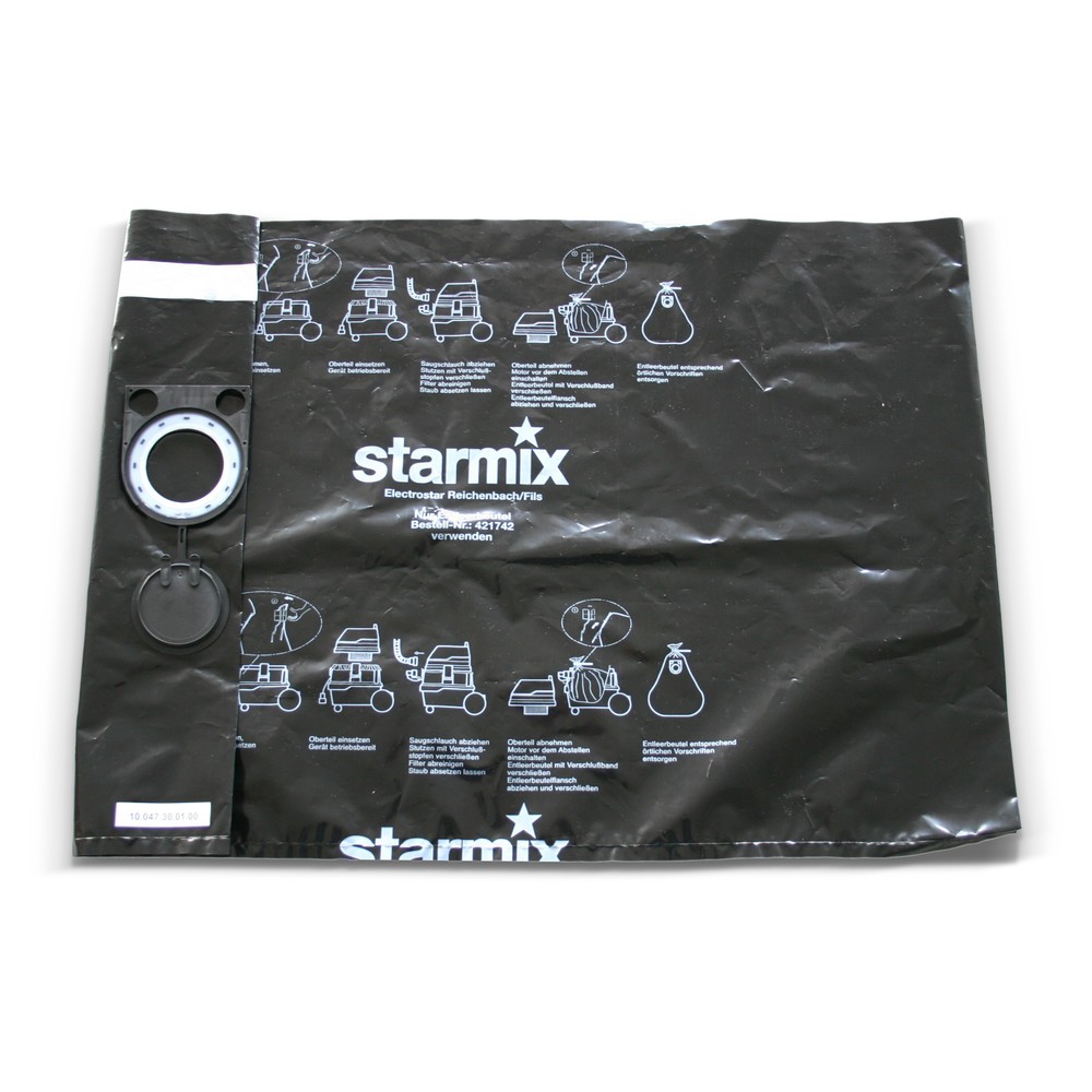 Produktabbildung: Entsorgungsbeutel FBPE 25-35 für starmix ISP-/ISC-/IS-Serie, 5 Stk/VE