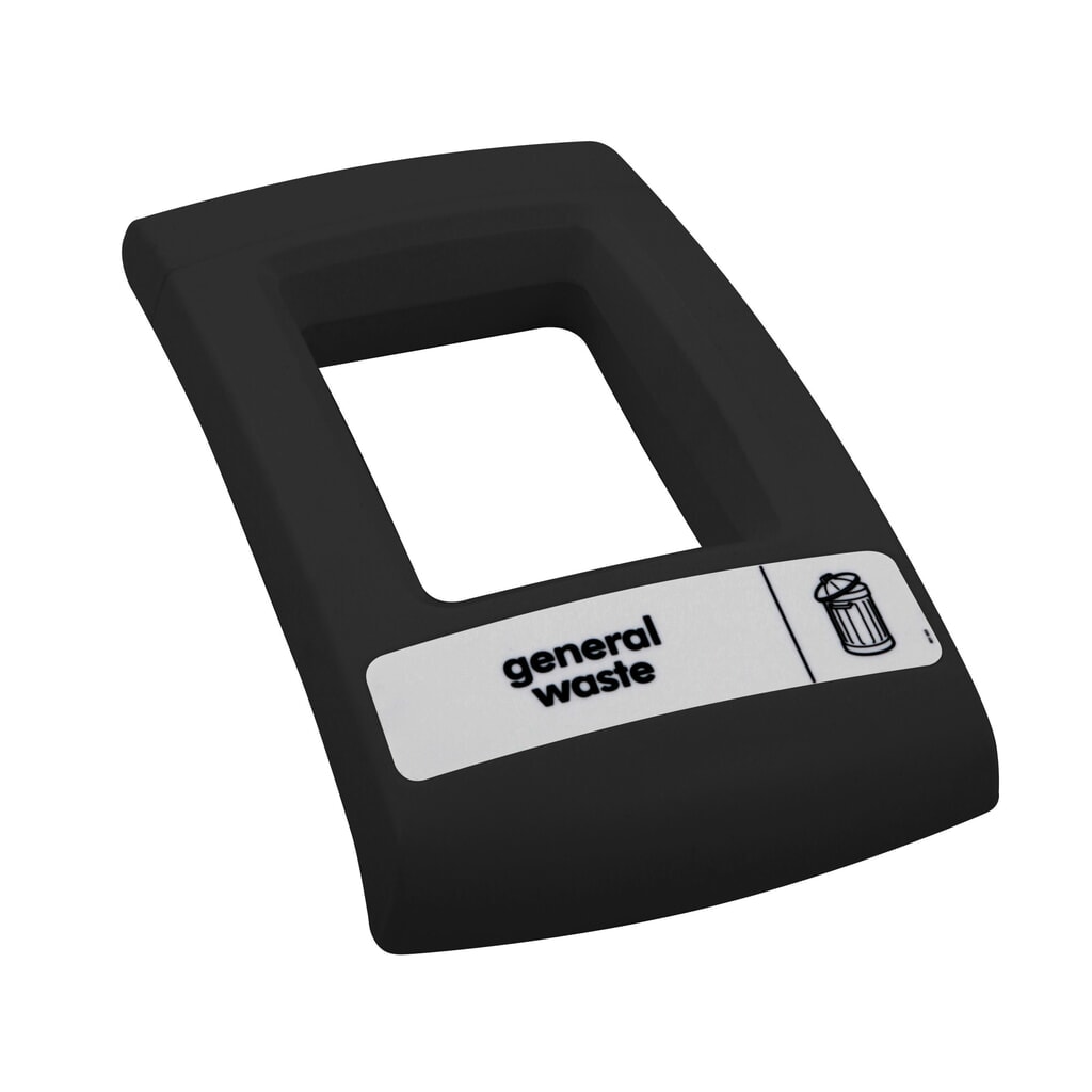 Produktabbildung: ENVIROBIN Deckel, offen, schwarz