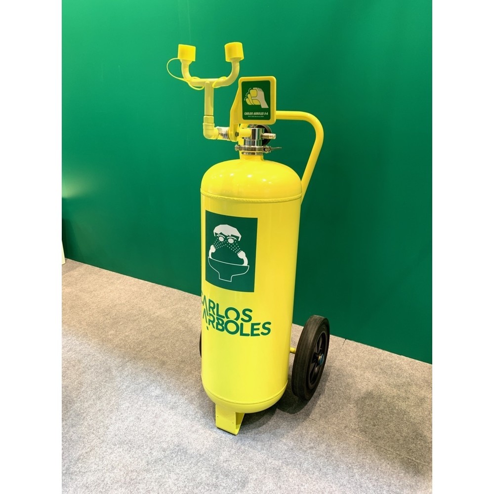 Produktabbildung: Erbstößer® Mobile Tank-Augendusche, Nutzvolumen 30 Liter, starr