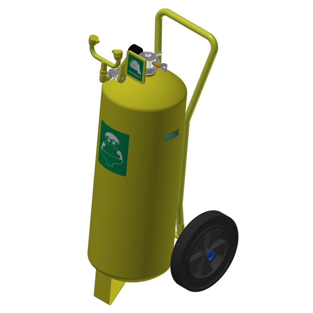 Produktabbildung Nr. 3: Erbstößer® Mobile Tank-Augendusche, Nutzvolumen 30 Liter, starr