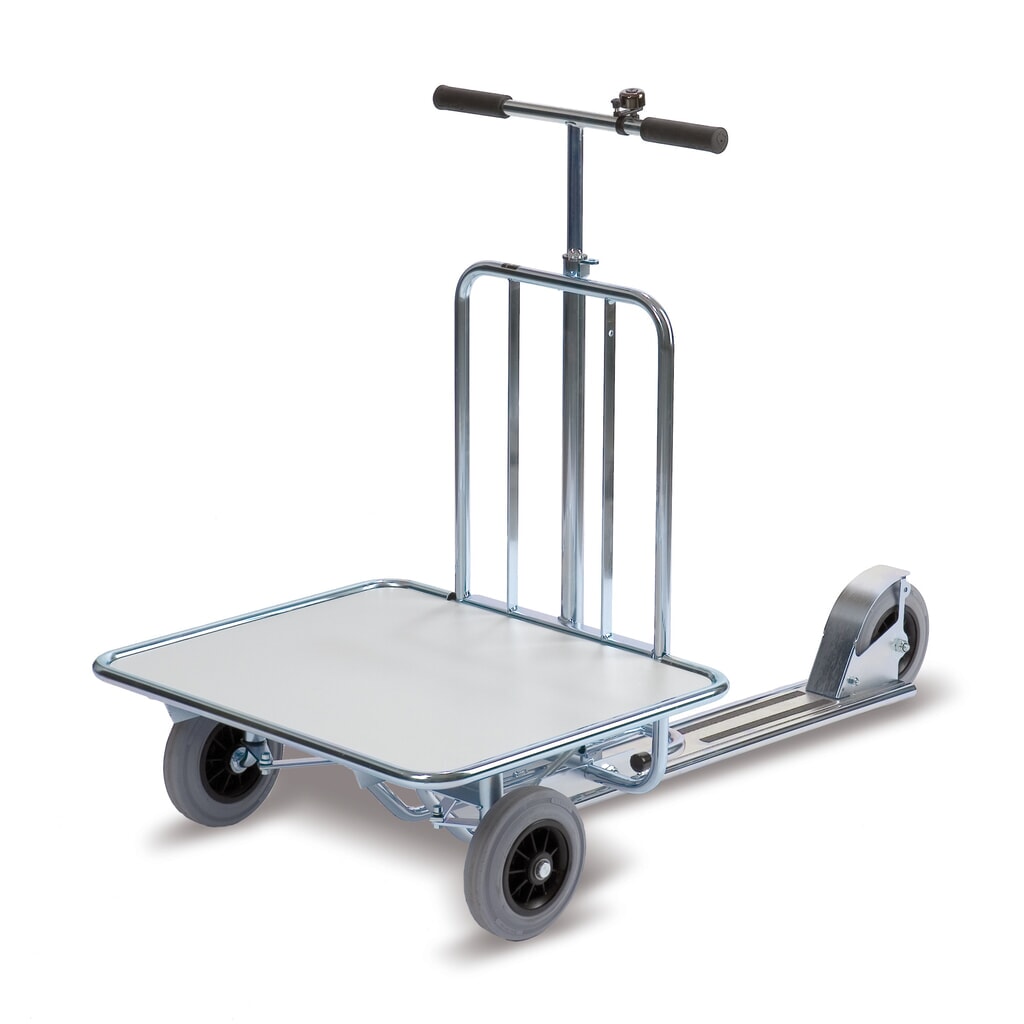 Produktabbildung: Ergobjörn Betriebsroller PREMIUM mit Ladefläche, ohne Zarge