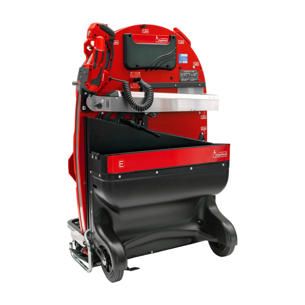ErgoPack Palettenumreifungsmaschine E-conomy Line 713E, Palettenbreite mechanisch einstellbar, mit Umreifungsgerät, Band 9–13 mm, bis 1.200N Produktabbildung: ErgoPack Palettenumreifungsmaschine E-conomy Line 713E, Palettenbreite mechanisch einstellbar, mit Umreifungsgerät, Band 9–13 mm, bis 1.200N