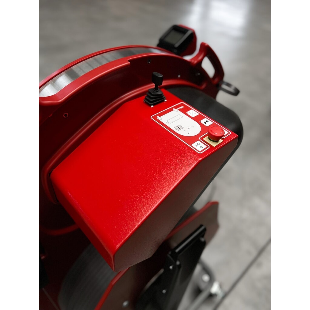Produktabbildung Nr. 18: ErgoPack Palettenumreifungsmaschine E-conomy Line 713E, Palettenbreite mechanisch einstellbar, mit Umreifungsgerät, Band 9–13 mm, bis 1.200N