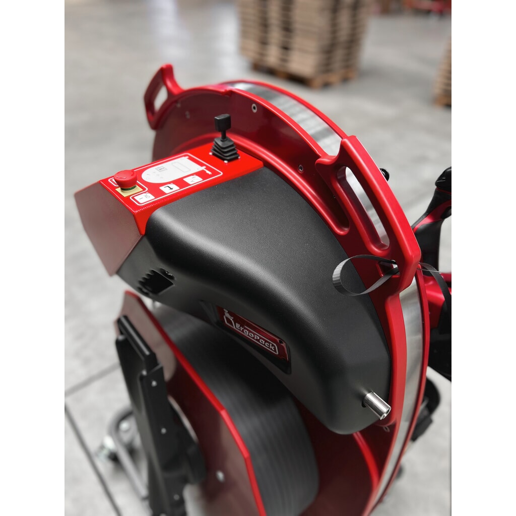 ErgoPack Palettenumreifungsmaschine E-conomy Line 713E, Palettenbreite mechanisch einstellbar, mit Umreifungsgerät, Band 9–13 mm, bis 1.200N Produktabbildung Nr. 17: ErgoPack Palettenumreifungsmaschine E-conomy Line 713E, Palettenbreite mechanisch einstellbar, mit Umreifungsgerät, Band 9–13 mm, bis 1.200N