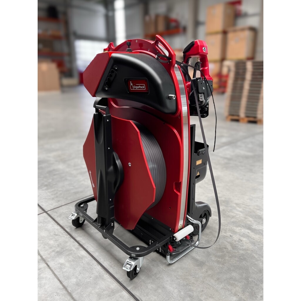 ErgoPack Palettenumreifungsmaschine E-conomy Line 713E, Palettenbreite mechanisch einstellbar, mit Umreifungsgerät, Band 9–13 mm, bis 1.200N Produktabbildung Nr. 16: ErgoPack Palettenumreifungsmaschine E-conomy Line 713E, Palettenbreite mechanisch einstellbar, mit Umreifungsgerät, Band 9–13 mm, bis 1.200N