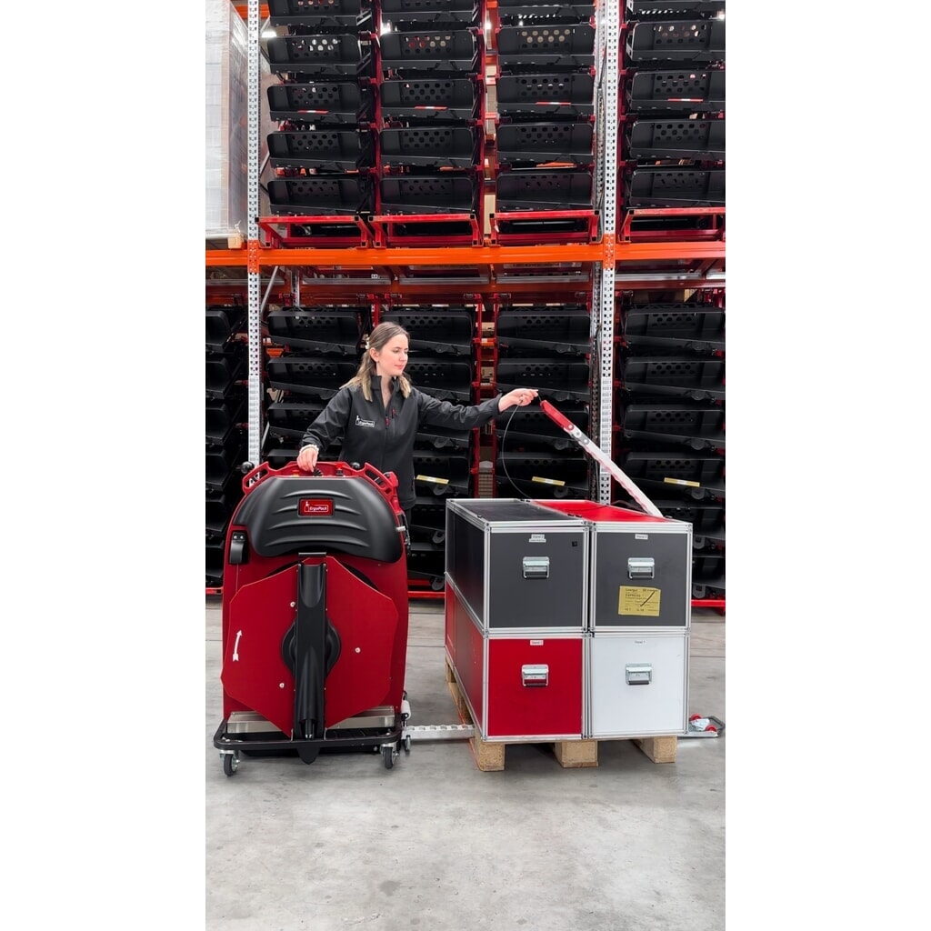 Produktabbildung Nr. 9: ErgoPack Palettenumreifungsmaschine E-conomy Line 713E, Palettenbreite mechanisch einstellbar, mit Umreifungsgerät, Band 9–13 mm, bis 1.200N