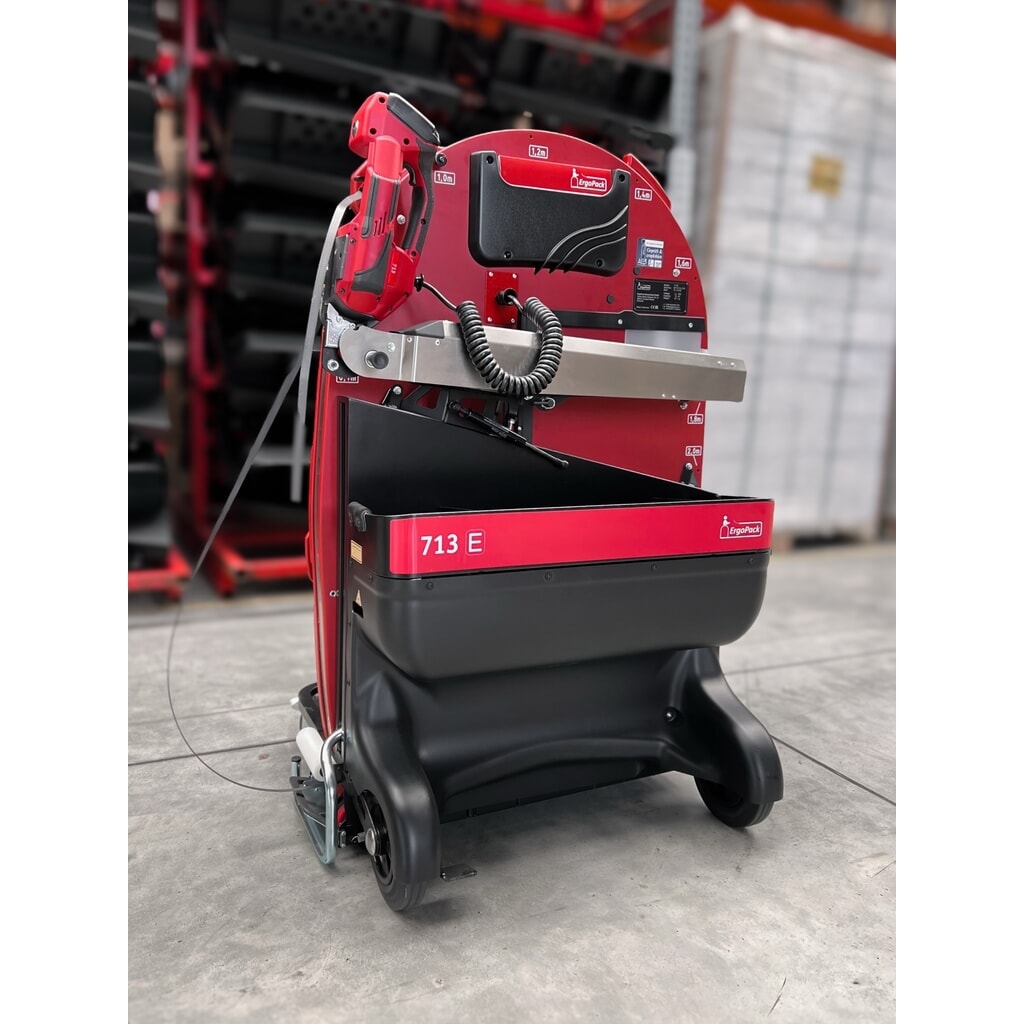 Produktabbildung Nr. 6: ErgoPack Palettenumreifungsmaschine E-conomy Line 713E, Palettenbreite mechanisch einstellbar, mit Umreifungsgerät, Band 9–13 mm, bis 1.200N