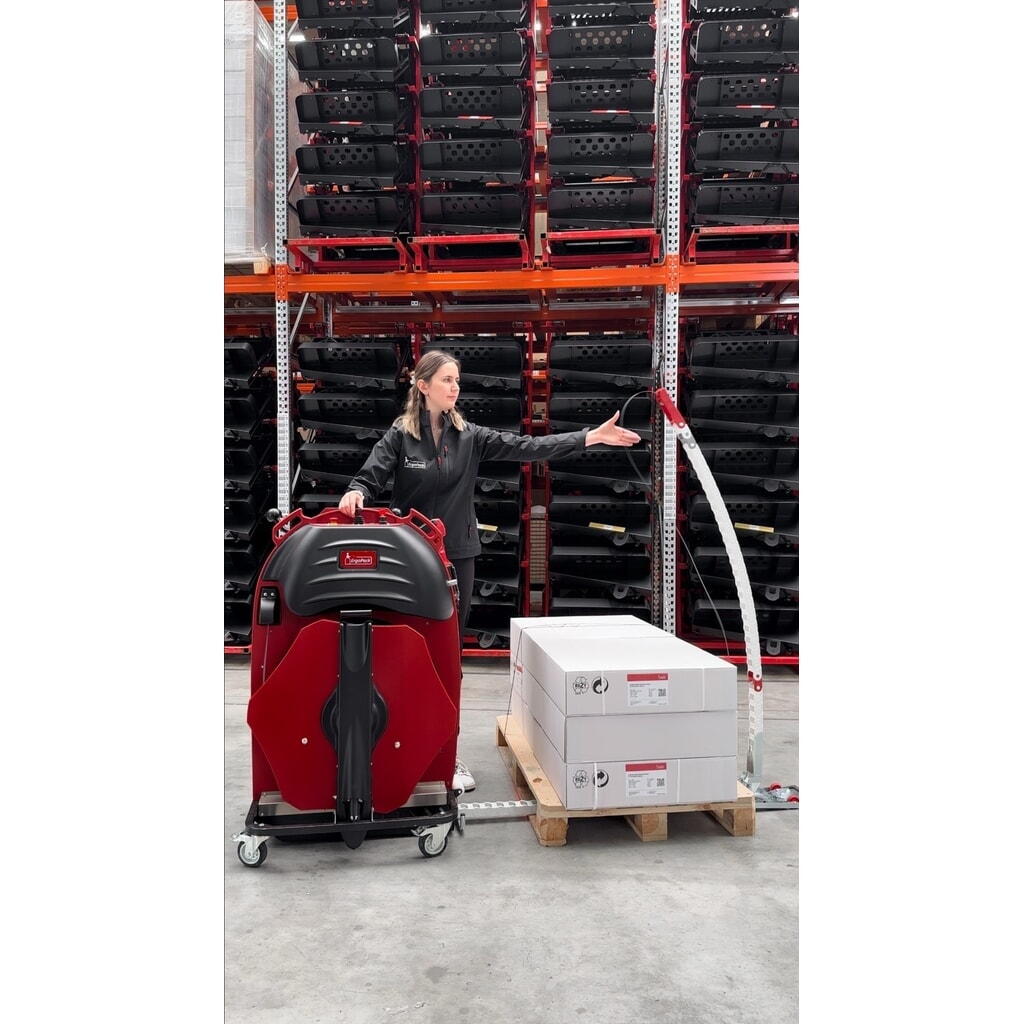 ErgoPack Palettenumreifungsmaschine X-pert Line 713X LI, elektronischer Antrieb, mit Umreifungsgerät, Band 9–13 mm, bis 1200N Produktabbildung Nr. 14: ErgoPack Palettenumreifungsmaschine X-pert Line 713X LI, elektronischer Antrieb, mit Umreifungsgerät, Band 9–13 mm, bis 1200N