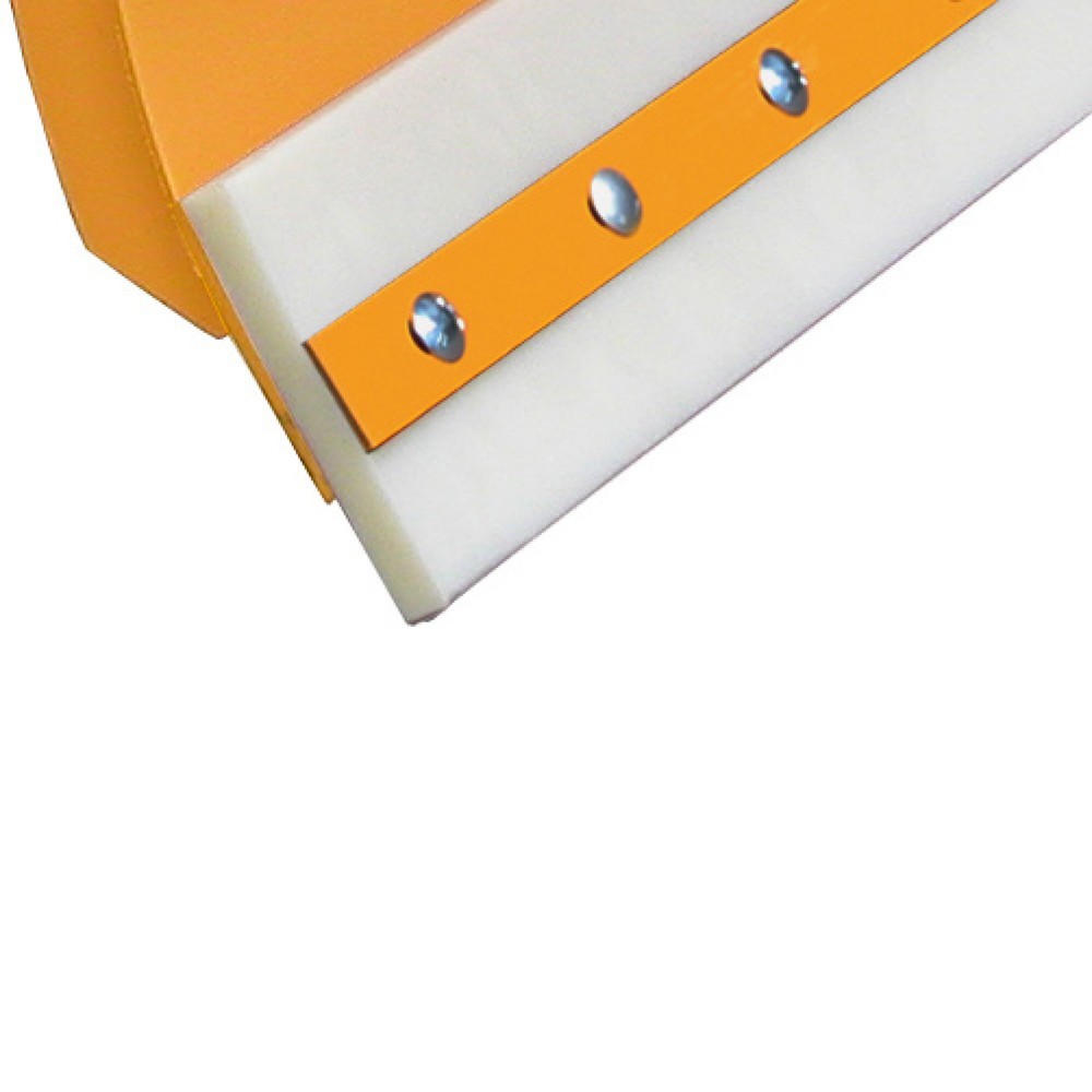 Produktabbildung: Ersatz-Schürfleiste aus PU für Bauer® Stapler-Schneeschieber Profi, Breite 1.800 mm