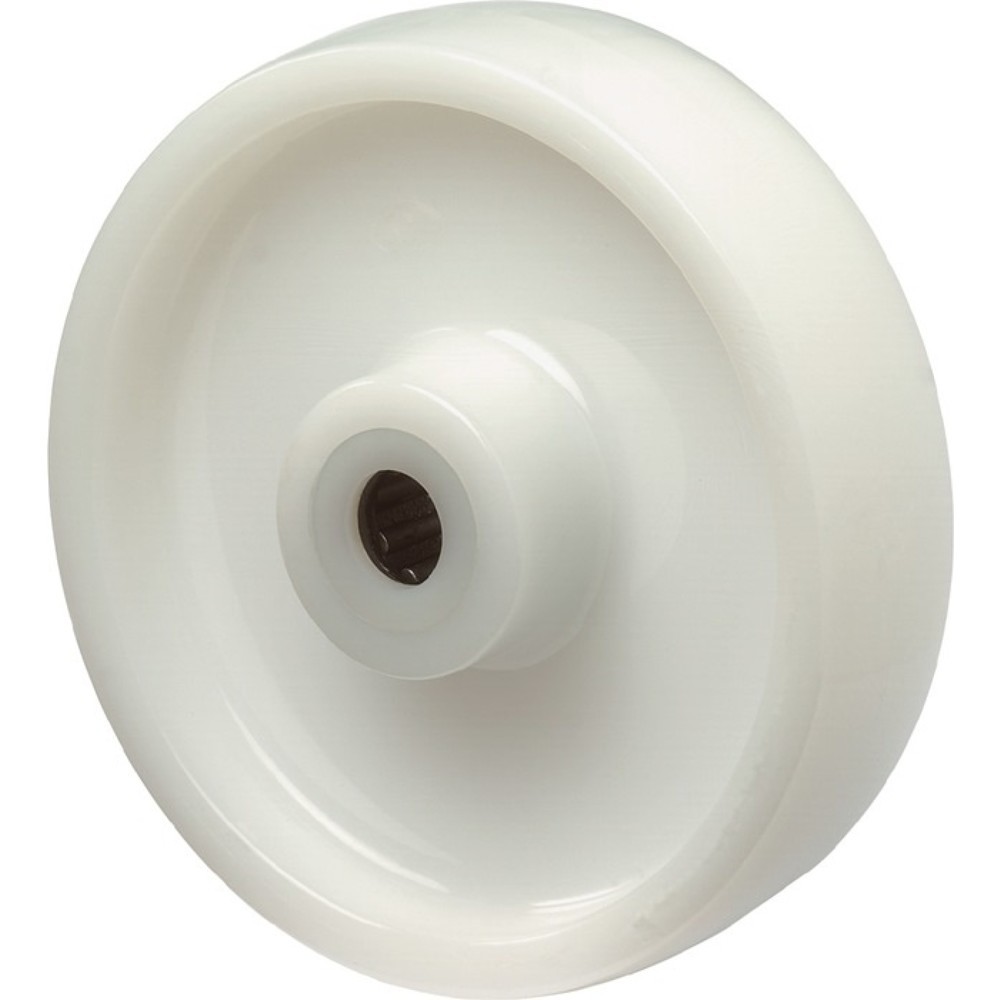 Produktabbildung: Ersatzrad, Kunststoff, Rad-Ø 58 mm Tragfähigkeit 100 kg, Achs-Ø 8 mm Nabenlänge 33 mm