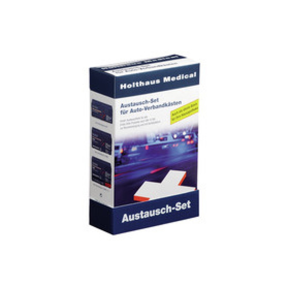 Produktabbildung: Erste Hilfe Austauschset für sterile Produkte zur Wundversorgung, DIN 13164 Inhalt: 29-teilig