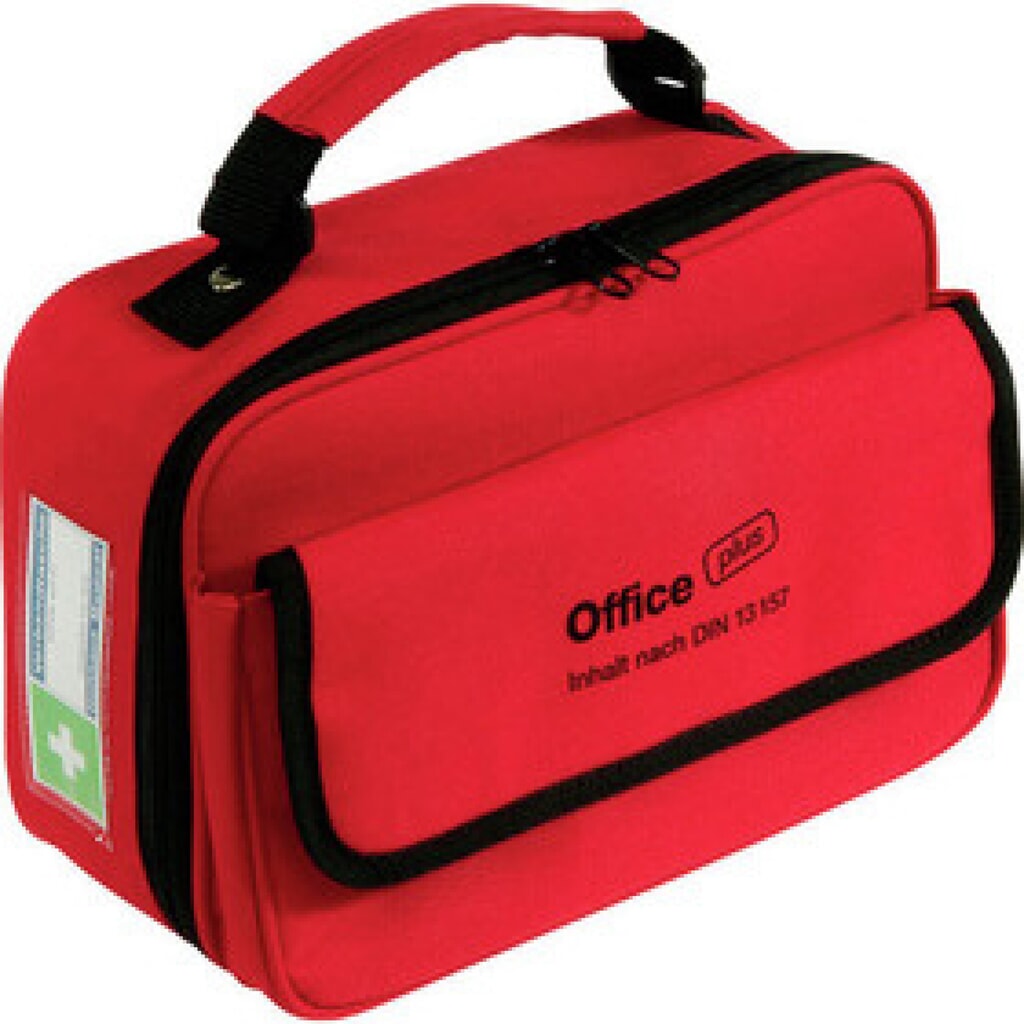 Erste-Hilfe-Verbandkasten Verbandtasche Office Plus, DIN 13157, (BxHxT): 26,0 x 17,0 x 10,0 cm Produktabbildung: Erste-Hilfe-Verbandkasten Verbandtasche Office Plus, DIN 13157, (BxHxT): 26,0 x 17,0 x 10,0 cm