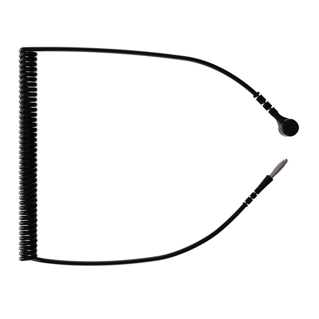 Produktabbildung Nr. 4: ESD-Spiralkabel für NoTrax Arbeitsplatzmatten Anti-Stat POP™/High Tech POP™