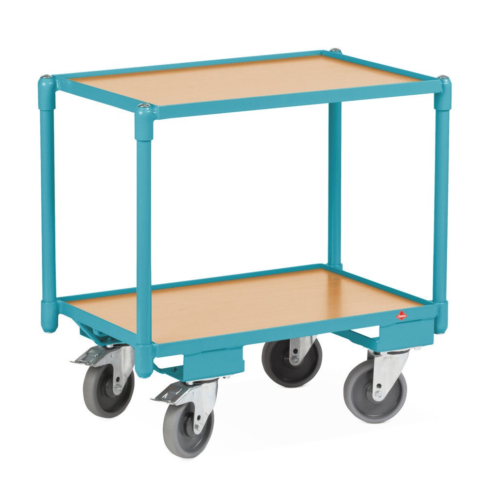 Produktabbildung: Etagenwagen Ameise® für Eurokästen, 2 Etagen à 604 x 410 mm